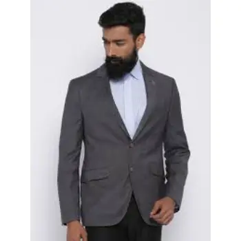Grey Ultra Slim Fit Single Breasted Formal Blazer